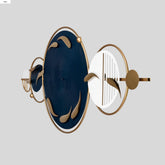 Shadow Circle – Modern Dark Round Wall Art